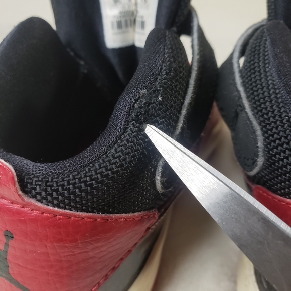 Air Jordan Prime Flight Red Black Sneakers Toddler 9C - Picture 10 of 11